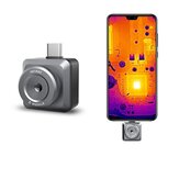 Thermomètre infrarouge Infiray T2L avec caméra de détection industrielle 256×192 imageur thermique pour téléphone portable Android