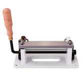Kit macchina da cucire per pelapatate con sbucciatore per sbucciatore con manico in pelle manuale da 6 pollici