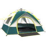 Полностью автоматический палаточный кемпинговый семейный палатка с защитой от дождя, ветра и солнца для 1-2/3-4 человека.