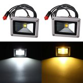 10W 12V LED Flood Spot Lightt Work Lamp with Car Charger Waterproof For Camping Travel