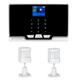 BlitzWolf®BW-IS6 433 MHz Smart Home-Sicherheitsalarmsystem mit 1 * GSM/2 * PIR APP-Steuerung für Bewegungssensoren für Smart Home-Alarmsystem