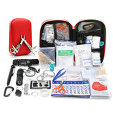 SOS Sada nástrojov Prepravné vonkajšie núdzové vybavenie pre kempingový vybavenie na prežitie