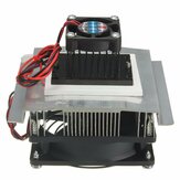 Kit d'équipement de réfrigération thermoelectrique Peltier Geekcreit® TEC1-12705 avec ventilateur refroidisseur