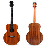 Enya EA-X1/EQ 41 polegadas KOA-Patterned HPL Wood Full Board Guitarra acústica