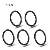 5 piezas de anillos de sellado impermeables BLF A6 para accesorios de linterna con diámetro de cuerpo de 24 mm