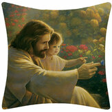 Obraz olejny Poszewka na poduszkę Christian Jesus Poszewka na poduszkę Poszewka