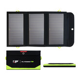 Все Возможности 21 Вт Солнечный Зарядное Устройство с 10000 мАч Аккумулятором, 3 USB-портами (USB-C и USB-A) Солнечная Панель Power Bank для Открытых Походов