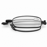 Plegable Portable Frame Reading Gafas Rotación Gafas Gafas Gafas Con Caso