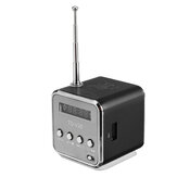 TDV26 Altavoz de Radio FM Portátil Mini MP3 Reproductor de Música Soporte de Tarjeta TF USB para PC Teléfono MP3 Portátil