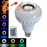 12w b22 LED rgb bluetooth altavoz bulbo inalámbrico música jugando lámpara de luz con mando a distancia