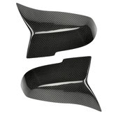 Paar Kohlefaserdruck Seitenspiegel Abdeckung für BMW 1 2 3 Serie F20 F22 F23 F30 F31 F32 F33 F36 F87