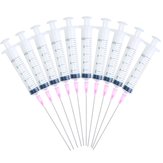 10PCS Ink Syringe 10ML Ink Tool Accessories Adding Tools With Needle For Cartridge CISS Fitting   