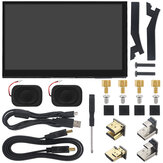 Monitor Catda de 7 polegadas para Raspberry Pi 4B/3B com tela sensível ao toque HDMI e alto-falante Jetson Nano