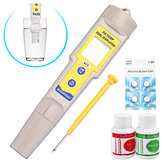 Wattson PH035Z Accurate Waterproof Double Display PH and Temperature Testing Meter Test Pen with Auto Calibration and Two Buffers