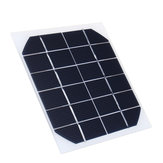 Panel solar fotovoltaico monocristalino de 5 piezas de 6V y 350MA, 2W