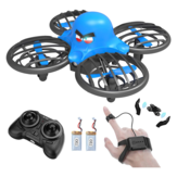 FLYHAL F111 Mini Drone for Kids Gesture Sensing Control 360° Flip LED Light Altitude Hold RC Quadcopter