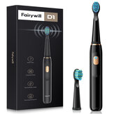 Fairywill FW-551 Cepillo de dientes eléctrico sónico inteligente resistente al agua IPX7 con 4 modos de carga USB