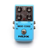 NUX MOD Core gitár effektusok Pedál 8 modulációs effektek Refrén Flanger Phaser Rotary Pan U-hangulat és Vibrato true bypass Tone Lock