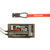 Mkron 2.4G 7CH MK710 DSM2 DSMX kompatibilis vevő támogatás PPM kimenet