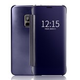 Bakeey Custodia Protettiva Flip Smart Sleep con Finestra a Specchio Placcatura per Samsung Galaxy S9/S9 Plus