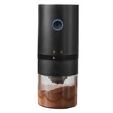 エレクトリックコーヒーグラインダーカフェオートマチックコーヒービーンミルコニカルバーグラインダーマシン、家庭用旅行ポータブルUSB充電式