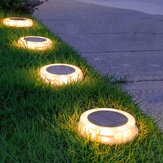 12 светодиодных солнечных светильников для уличной декорации сада и украшения солнечным светом земли