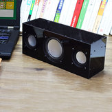 DIY Produção de Alto-Falante Estéreo USB Unassembled Kit DC 5V Baixo Pesado 2.1 Canais Active Áudio 360 Graus de Som Surround Para Computador TV Celular