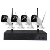MNK401 720P Wireless NVR Kit P2P Outdoor HD IR Night Vision Security IP Camera WIFI CCTV System