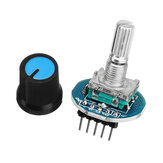 Potenciômetro Rotativo Knob Cap Módulo Decodificador Receptor de Controle Digital Módulo Codificador Rotativo
