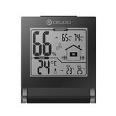 Digoo DG-TH1117 منزل مريح صغير قابل للطي قابل للطي رقمي درجة حرارة الرطوبة في الأماكن المغلقة مراقب