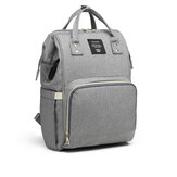 Bolsas impermeables para pañales de bebé, mochila con puerto USB para viajes de mamá
