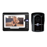 ENNIO 810FG11 7 inch LCD Screen Call Surveillance Intercom Unlock Hands-free Video Doorbell