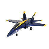 TOPRC 64mm EDF F-18 Blue Angel 686mm Envergadura de alas EPO 3D Avión acrobático RC Jet PNP