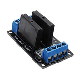 3 szt. Moduł przekaźnika 2-kanałowy 12V Solid State aktywacja na wysokim poziomie 240V2A Geekcreit do Arduino - produkty działające z oficjalnymi płytkami Arduino