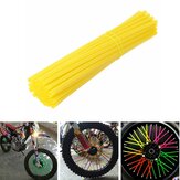 38pcs 21cm Spoke Covers Τροχοί Rim Shrouds Wrap Protector 11 Colors For Motorcycle Motocross