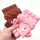 Barre de chocolat squishy qui se soulève lentement de 13 cm, collection mignonne et kawaii pour la décoration, les cadeaux et les jouets