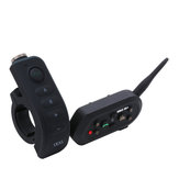 E6 Plus 1200m Moto Casco Intercomunicador Auriculares estéreo Interfono con Bluetooth FM Función MP3