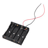 DIY 6V 4-Slot / 4 x AA Battery Holder With Leads