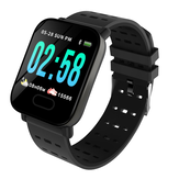 Bakeey M20 1,3 'Großbildschirm Real Zeit HR Blutsauerstoffdruckmonitor Long Standby Sport Smart Watch