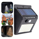 2szt Zasilany energią słoneczną 30 LED PIR Czujnik ruchu Wodoodporna ściana światło dla Outdoor Garden Yard 3 Tryby