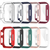 Bakeey Colorful Shockproof Anti-Scratch ПК + HD Clear Закаленное стекло Полный Крышка Чехол Для Часов для Часы Apple Watch S7 41mm/ 45mm