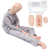 1 szt. Zaawansowany wielofunkcyjny model medyczny męskiego manekina szkoleniowego z zakresu pielęgnacji pacjenta
