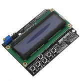 5Pcs Клавиатура Щит С Голубой Подсветкой Для Робота LCD 1602 Плата