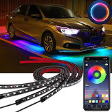 OTOLAMPARA 4in1 Car 280 LED Atmosphere Lamp Kit Colorful Decoration Light