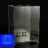 Şeffaf Akrilik Modül Kılıf 8x8x8 3D Işık için Muhafaza Cube Kit