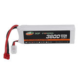 Batería XF POWER 11.1V 3600mAh 65C 3S Lipo T Plug para Coche RC