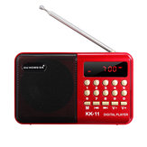 DC 5V 3W Mini Portátil Pocket LCD Rádio FM Digital Alto-falante USB TF AUX MP3 Player