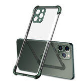 Bakeey 2 en 1 étui de protection Ultra-mince à coussin d'air, revêtement de lentille, antichoc et transparent, en gel TPU pour iPhone 11 Pro Max 6,5 pouces