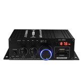 12V 40W + 40W Ak380 Bluetooth Автомобильный домашний усилитель мощности 12V / 220V HiFi Audio Stereo Amp