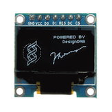 Modulo Display OLED Bianco Geekcreit da 3 pezzi 7 pin 0,96 pollici IIC/SPI Seriale 128x64